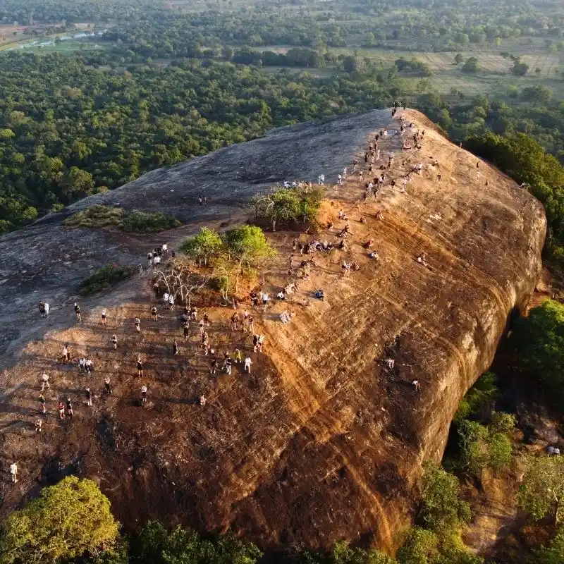 Climbing the Sacred Rock Steps