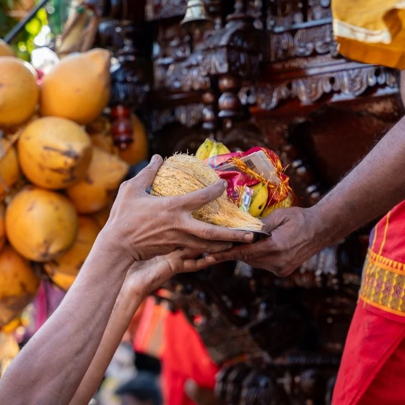 Witness the Vibrant Evening Pooja (Prayer Ritual)