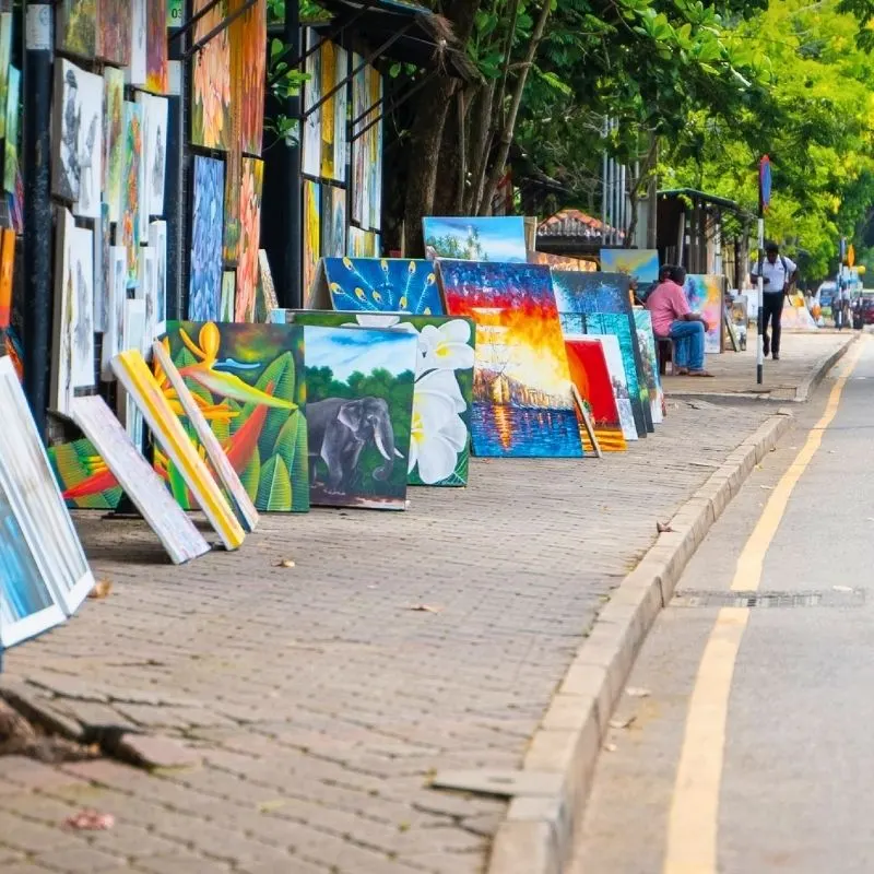Stroll Through the Open-Air Art Market