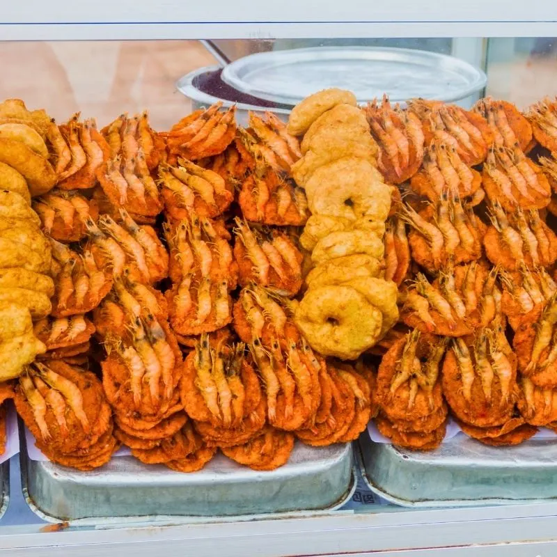 Feast on Fresh "Isso Wade" (Prawn Fritters)