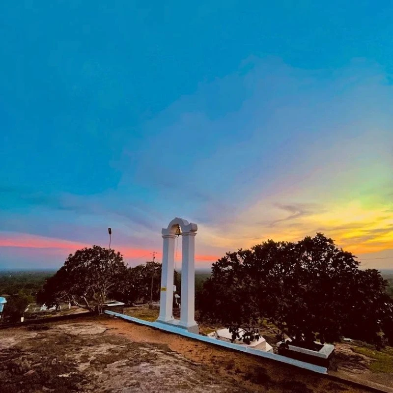 Sunset at the Summit Stupa